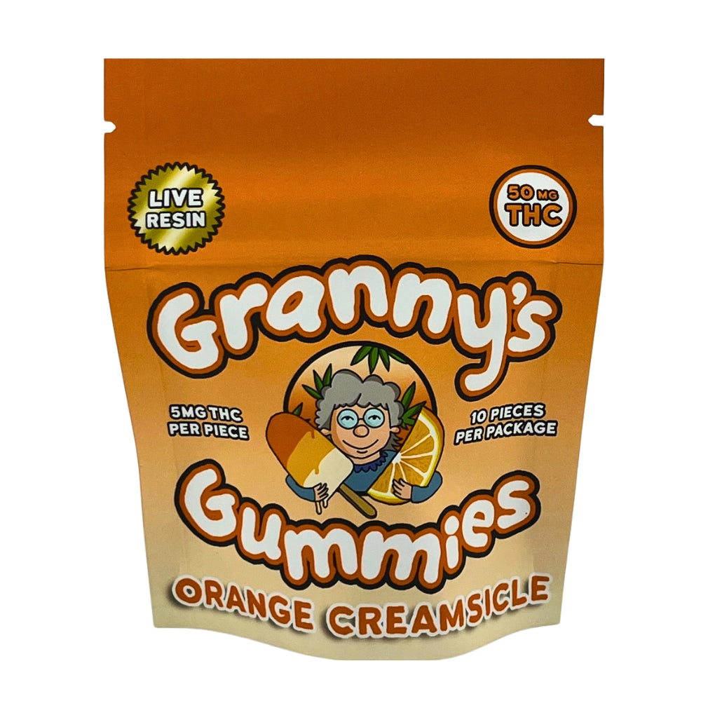 Orange Creamsicle Live Resin Gummies